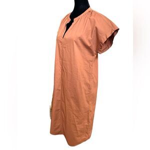 Poetry 100% Organic Cotton Terricotta Mini Dress Size 4 Minimalistic Modern Mini